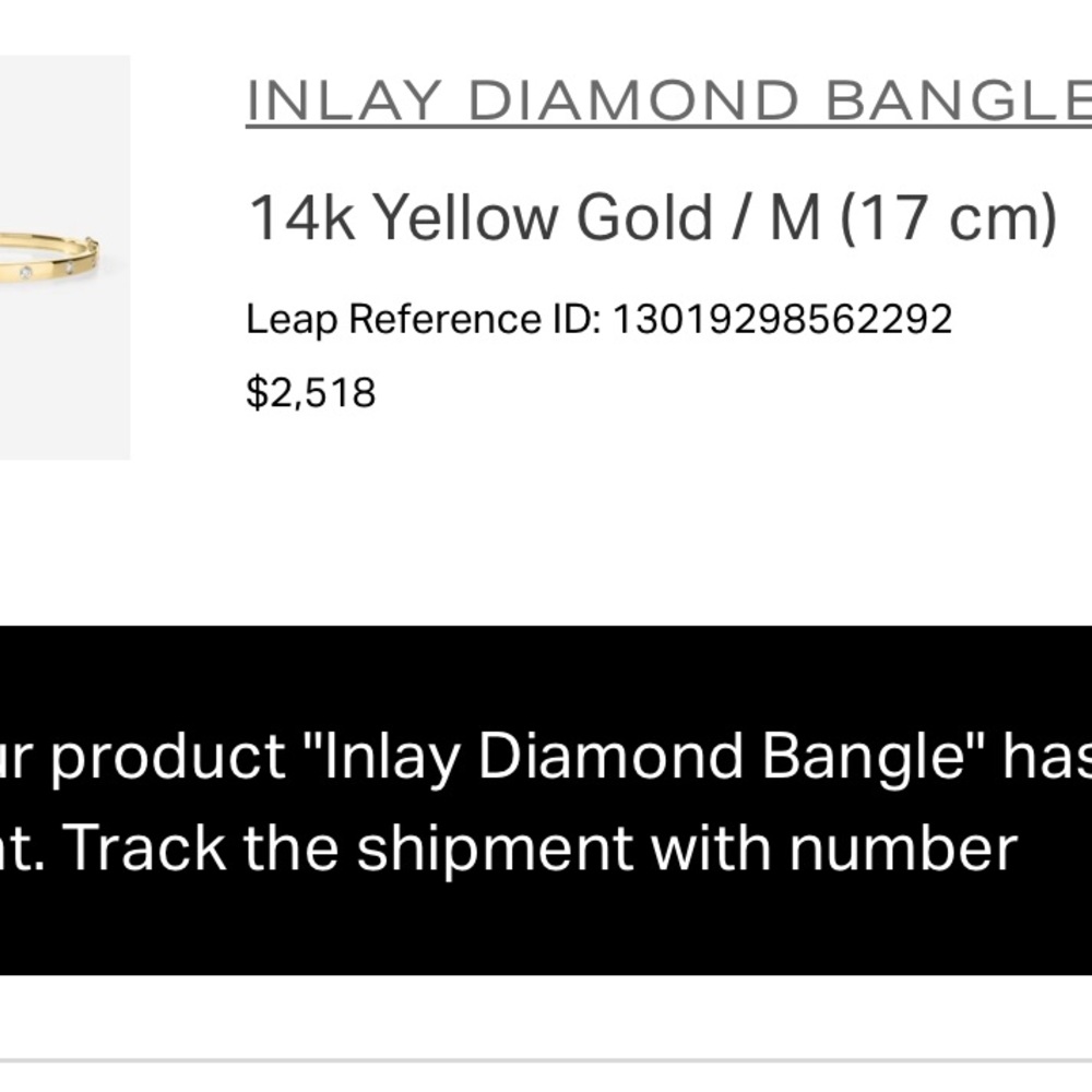 Ring Concierge Inlay Gold bracelet - Picture 7 of 7